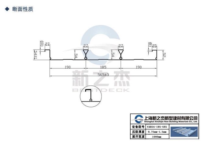 YXB54-185-565闭口楼承板多少钱一平？回应来了！